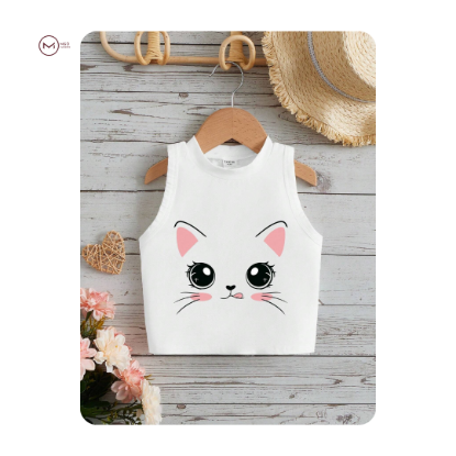 تصویر  تاپ دخترانه SHEIN Young Girl