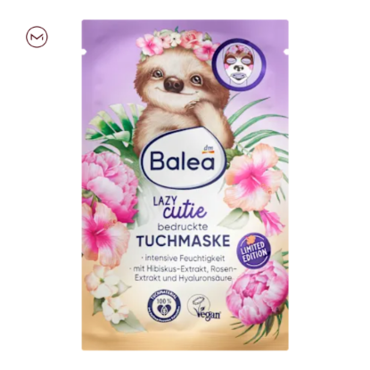 تصویر  ماسک صورت لیزی کیوتی باله‌آ - Balea Tuchmaske Lazy Cutie
