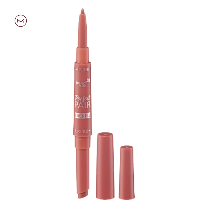 تصویر  رژ لب دوکاره 510 ترند ایت آپ - trend !t up Line & Fill 510