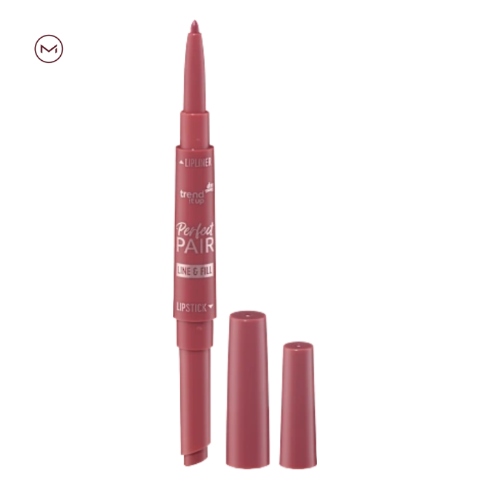 تصویر  رژ لب دوکاره ۵۲۰ ترند ایت آپ - trend !t up Line & Fill 520​