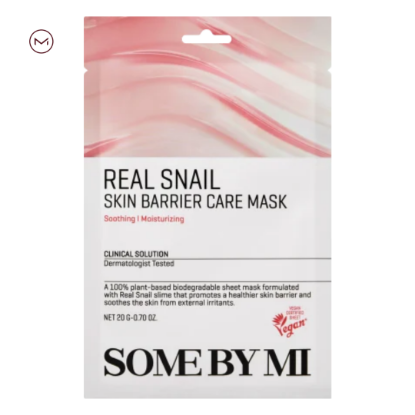 تصویر  ماسک ورقه‌ای حلزون  بای می - SOME BY MI Real Snail Skin Barrier Care Tuchmaske​