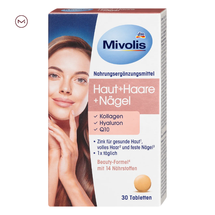 تصویر  قرص زیبایی پوست، مو و ناخن میوولیس – Mivolis Haut Haar Nägel Tabletten 30 St